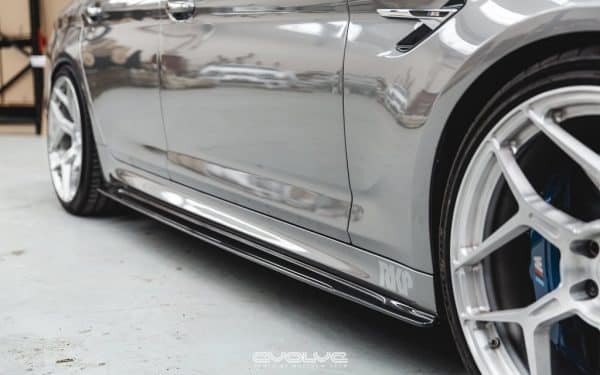 RKP F90 M5 Carbon Kevlar Side Skirt Set - Image 4
