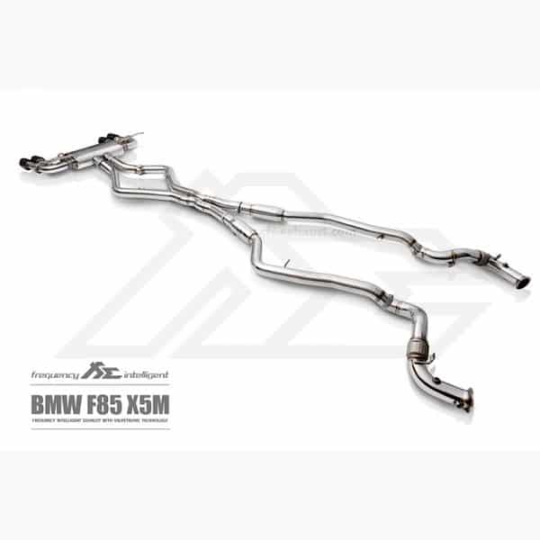 Fiexhaust Valvetronic Cat-Back BMW X5M F85 (Carbon Fiber Tips) - Image 6