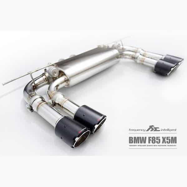 Fiexhaust Valvetronic Cat-Back BMW X5M F85 (Carbon Fiber Tips) - Image 3