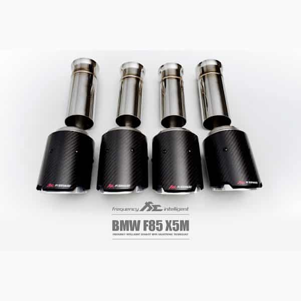 Fiexhaust Valvetronic Cat-Back BMW X5M F85 (Carbon Fiber Tips) - Image 2