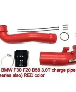 FTP BMW F30 F20 B58 3.0T charge pipe V2 ( G-series also) RED color B58 Gen1