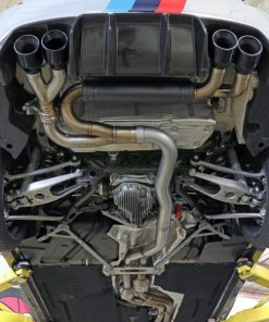 Alternative view of aFe MACHForce XP Exhausts Cat-Back SS 19-21 BMW M2 Competition L6-3.0L w/Carbon Fiber Tips