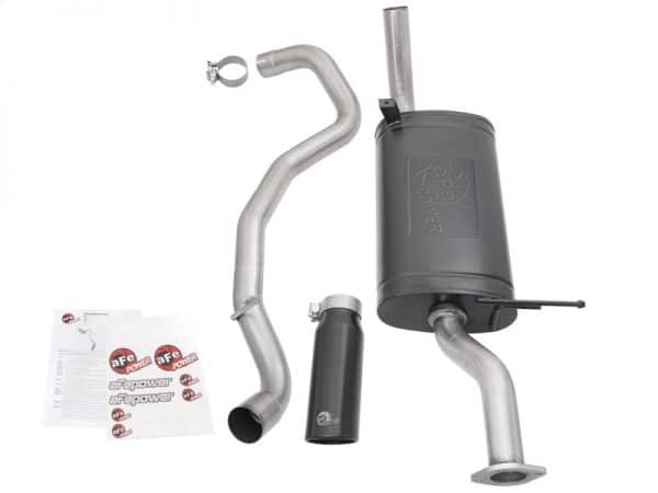 aFe MACHForce XP 2-1/2in 304 SS Cat Back Exhaust w/ Black Tips 2001-2016 Nissan Patrol (Y61) 4.8L - Image 3