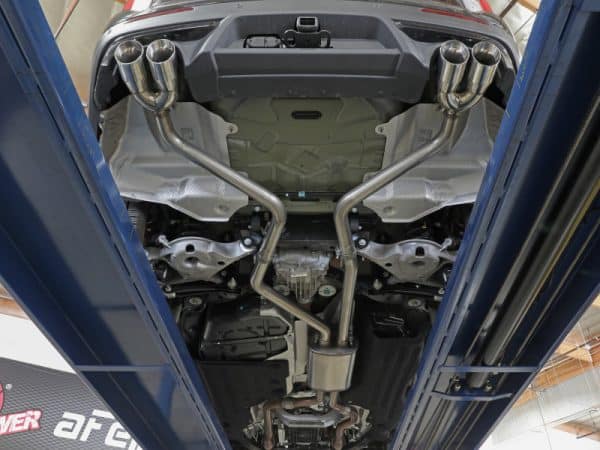 aFe MACH Force-Xp 2.5in. 304 SS C/B Exhaust 20-21 Ford Explorer V6-3.0L - Polished Tip - Image 5