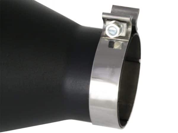 aFe MACHForce XP Exhausts Tips SS-304 EXH Tip 4In x 7Out x 18L Bolt-On (blk) - Image 7