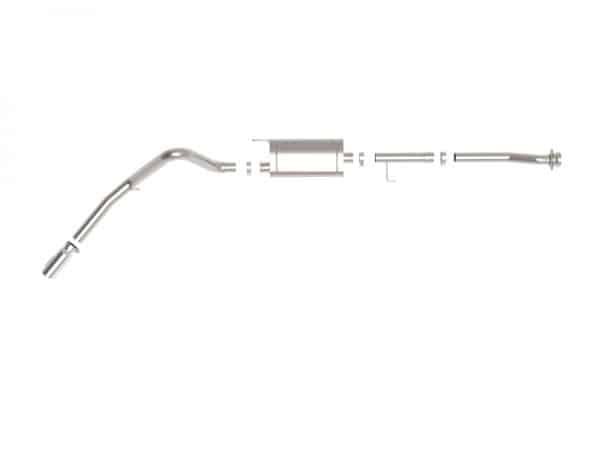 aFe Apollo GT 3in 409 SS Cat-Back Exhaust 2021 Ford F-150 V6 2.7L/3.5L (tt)/V8 5.0L w/ Polished Tips - Image 3