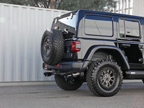 aFe Vulcan Series 2.5in 304SS Cat-Back Exhaust 2021+ Jeep Wrangler 392 6.4L w/ Black Tips - Image 5