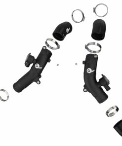 Alternative view of aFe 2022 Toyota Tundra V6-3.5L (tt) BladeRunner 2.5in Aluminum Hot Charge Pipe - Black