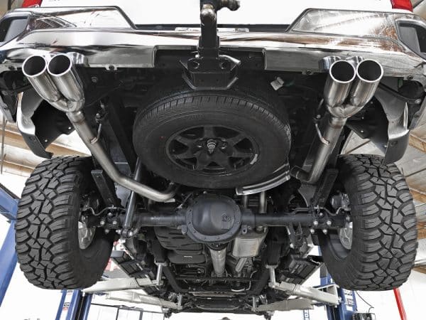 aFe Vulcan Series 3in-2-1/2in 304 SS Cat-Back 2019 GM Silverado 1500 V8-5.3L w/ Polished Tips - Image 6