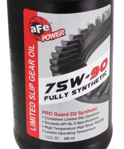 Alternative view of aFe Power Rear Differential Cover (Machined Black) 15-17 GMC Canyon 12 Bolt Axles w/ Gear Oil