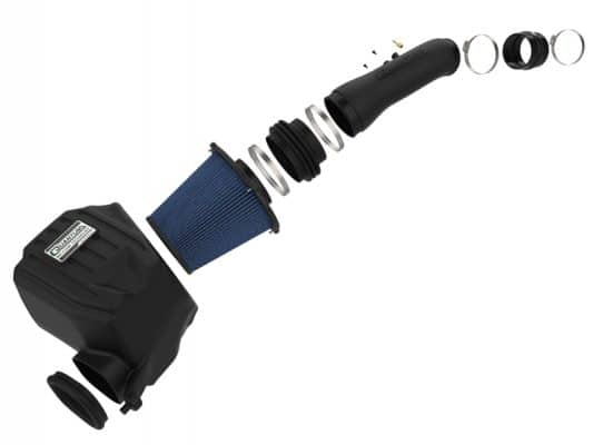 Alternative view of aFe Quantum Cold Air Intake w/ Pro 5R Media 07-19 Toyota Tundra V8-5.7L