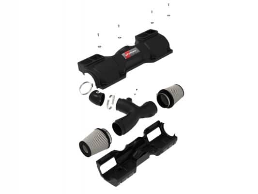 Alternative view of aFe Magnum Force Stage-2Si Cold Air Intake System w/PDS Filter 09-12 Porsche 911 Carrera(997)H6-3.6L