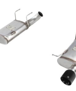 aFe MACHForce XP Exhaust 11-14 Ford Mustang GT V8-5.0L 3in. Stainless Steel Axle-Back w/Black Tips