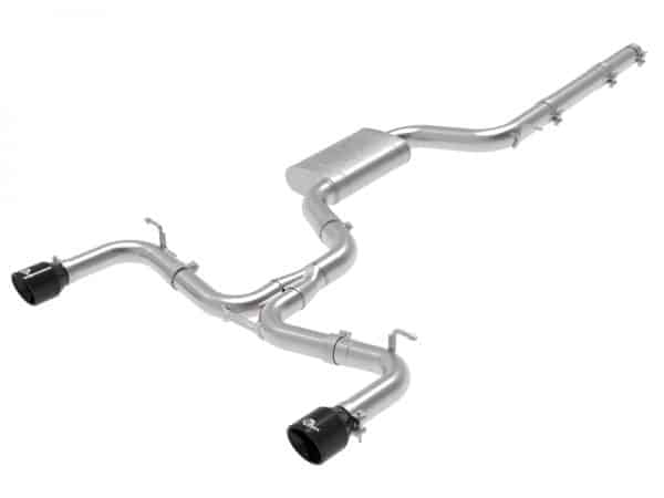 aFe MACHForce XP 3in-2.5in SS Exhaust Cat-Back 18-19 Volkswagen GTI (MK7.5) L4-2.0L (t) - Black - Image 9