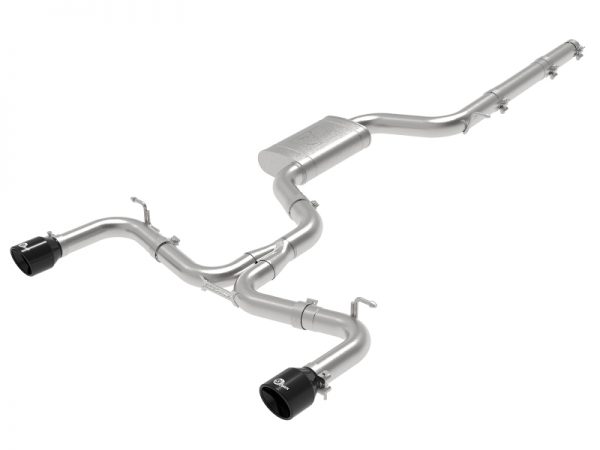 aFe MACHForce XP 3in-2.5in SS Exhaust Cat-Back 15-17 Volkswagen GTI (MKVII) L4-2.0L (t) - Black - Image 5