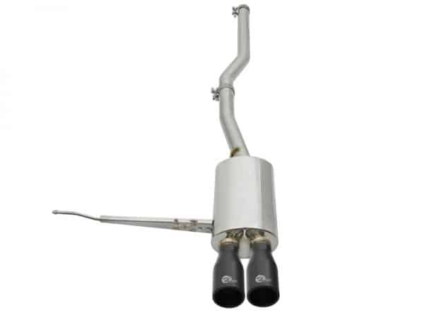 aFe MACHForce XP Exhausts Cat-Back SS-304 14-17 Mini Cooper S Hardtop 2-Door w/ Black Tips - Image 7