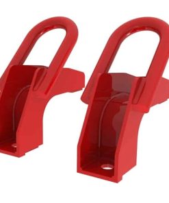 Alternative view of aFe Control Front Tow Hook Red 2022 Toyota Tundra 3.5L V6