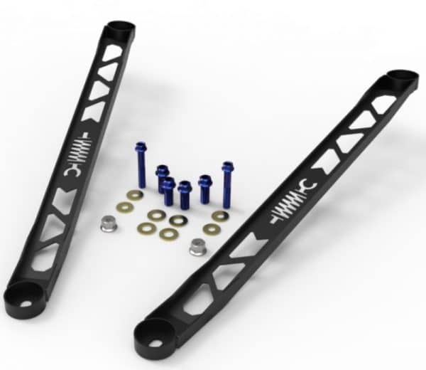 aFe CONTROL 304 Stainless Steel Front Suspension Strut Brace Black - Toyota GR Supra (A90) 20-21 - Image 4