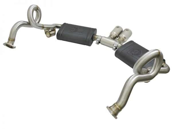 aFe MACHForce-Xp 2in 304 SS Cat-Back Exhaust w/Polished Tips 13-16 Porsche Boxster/Cayman 2.7L/3.4L - Image 4