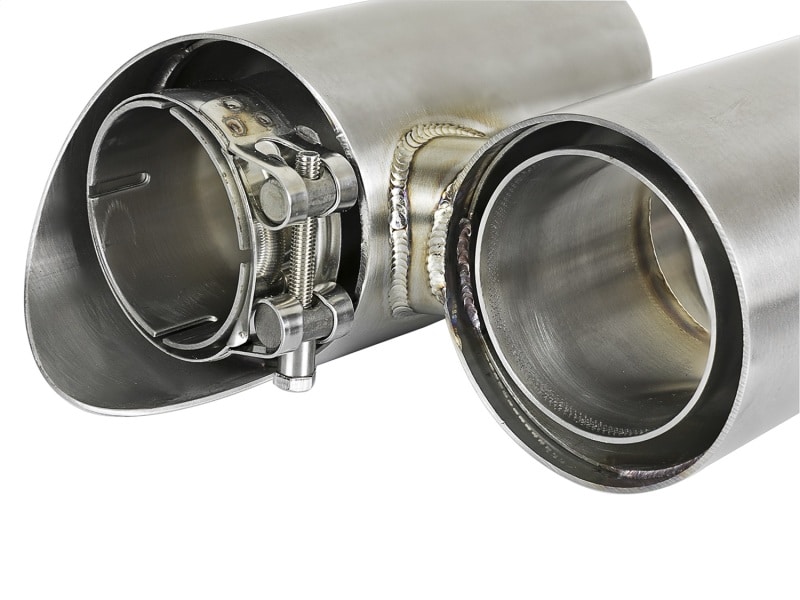 aFe MACH Force-Xp 304 SS OE Exhaust Tips Polished 12-16 Porsche 911 (C2S 991) H6 3.8L - Image 7