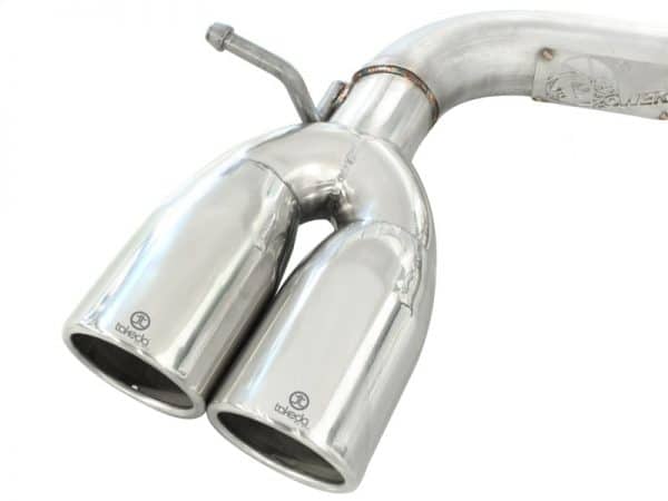 aFe Takeda Exhaust Axle-Back 08-14 Scion xB L4 2.4L 304SS Polished Dual Tips Exhaust - Image 4