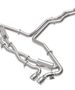 aFe 20-22 Audi RS6 Avant V8 4L(tt) MACH Force-Xp 3in to 2.5in 304 SS Cat-Back Exhaust w/Polished Tip