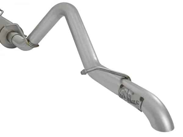 aFe Scorpion 2-1/2in Aluminized Steel Cat-Back Exhaust 07-18 Jeep Wrangler (JK) V6 3.6L/3.8L (2/4dr) - Image 5