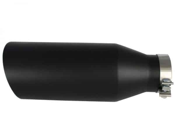 aFe MACHForce XP Exhausts Tips SS-304 EXH Tip 4In x 7Out x 18L Bolt-On (blk) - Image 6