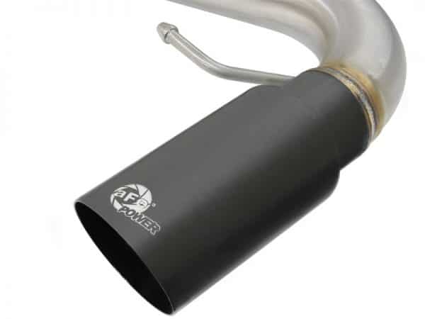 aFe MACHForce XP 2.5in Axle Back Stainless Exhaust w/ Black Tips 07-13 BMW 335i 3.0L L6 (E90/92) N55 - Image 5