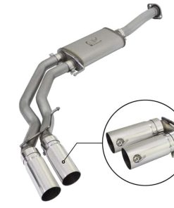 aFe Rebel Exhausts 3in SS Cat-Back 15-16 Ford F-150 EcoBoost V6 2.7/3.5L V8 5.0L w/ Polished Tips