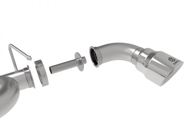 aFe Takeda Exhaust Cat-Back 19-20 Hyundai Veloster N 304SS Polished Dual Tips Exhaust - Image 2