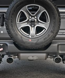 Alternative view of aFe Rebel Series 2.5in 409 SS Axle-Back Exhaust w/ Polished Tips 2018+ Jeep Wrangler (JL) V6 3.6L