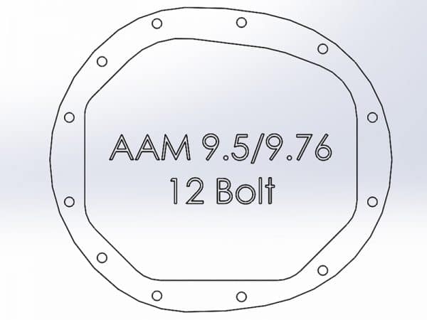 aFe Pro Series AAM 9.5/9.76 Rear Diff Cover Black w/Mach Fins & Oil 14-19 GM Silverado/Sierra 1500 - Image 2