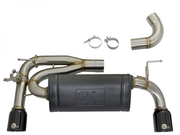 aFe MACHForce XP 16-17 BMW 340i/iX 440i/iX L6-3.0L (t) SS Axle-Back Exhaust w/Black Tip - Image 8