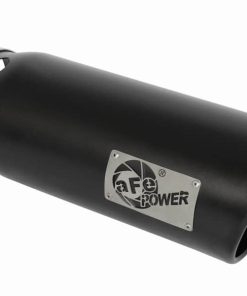 aFe MACHForce XP Cat-Back SS-304 5in Interooled Exhaust Tip 5in In x 6in Outx16inL Bolt-On Right Blk
