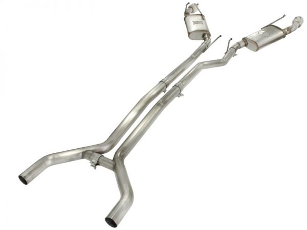 aFe MACHForce XP Exhaust 2.5in Stainless Steel CB/10-13 Chevy Camaro V6-3.6L (td) (polished tip) - Image 6