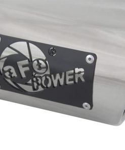 Alternative view of aFe MACH Force-Xp 3in Inlet x 4in Outlet x 9in Length 304 Stainless Steel Exhaust Tip Polished