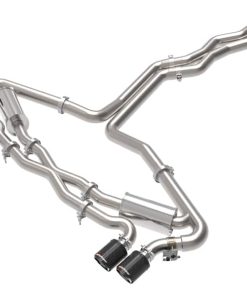 aFe 20-22 Audi RS6 Avant V8 4L (tt) MACH Force-Xp 3in to 2.5in 304 SS Cat-Back Exhaust w/ Carbon Tip