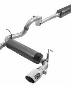Rebel Series 2.5in 304 SS Cat-Back Exhaust w/ Polished Tips 2018+ Jeep Wrangler (JL) V6 3.6L