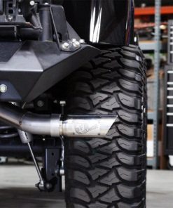 Alternative view of aFe MACHForce XP Exhausts Cat-Back SS-409 EXH CB Jeep Wrangler 4Dr 2012 V6-3.6L
