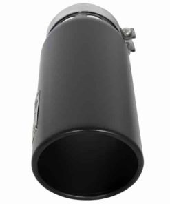 Alternative view of aFe MACHForce XP Cat-Back SS-304 5in Interooled Exhaust Tip 5in In x 6in Outx16inL Bolt-On Right Blk