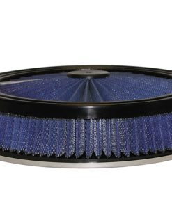 aFe MagnumFLOW Air Filters Round Racing P5R A/F TOP Racer 14D x 3H (Blk/Blue)