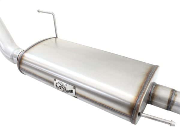 aFe MACHForce XP SS Exhaust 3in to 3.5in Cat-Back w/ Polished Tip 15 Ford F-150 EcoBoost V6 2.7/3.5L - Image 2