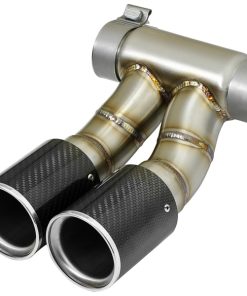 aFe Power 13-14 Porsche Cayman S / Boxster S Carbon Fiber Exhaust Tip Upgrade
