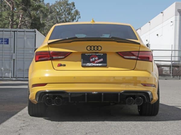 aFe MACHForce XP 3in-2.5in 304SS Exhaust Cat-Back 15-20 Audi S3 L4-2.0L (t) - Black Tips - Image 3