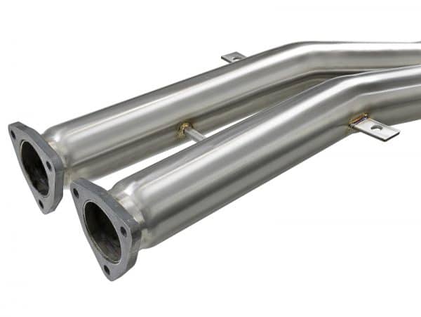 aFe MACH Force-Xp 2.5in 304 SS Cat-Back Exhaust w/ Polished Tips 01-06 BMW M3 - Image 4