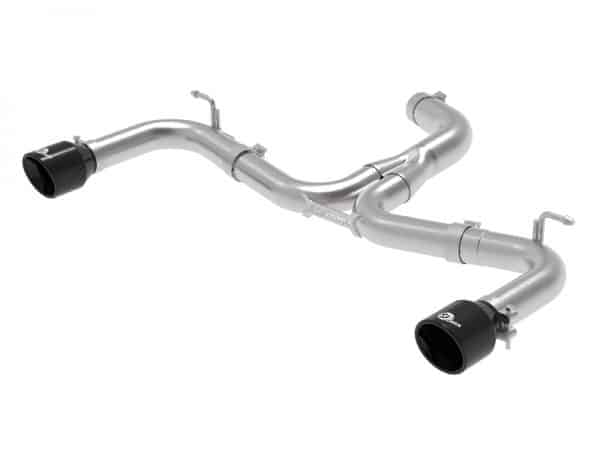 aFe 18-20 VW GTI (MK7.5) 2.0L MACH Force-Xp 3in to 2.5in 304 SS Axle-Back Exhaust System-Black Tips - Image 9