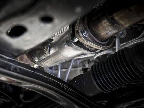 aFe Twisted Steel 2in Stainless Steel Loop Delete Down-Pipe 2018+ Jeep Wrangler (JL) V6 3.6L - Image 3