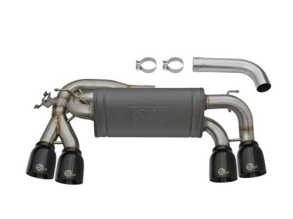aFe MACHForce XP 3in - 2 1/2in Axle Back 304SS Exhaust w/ Black Tips 16-17 BMW M2 (f87) - Image 9