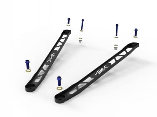 Alternative view of aFe CONTROL 304 Stainless Steel Front Suspension Strut Brace Black - Toyota GR Supra (A90) 20-21